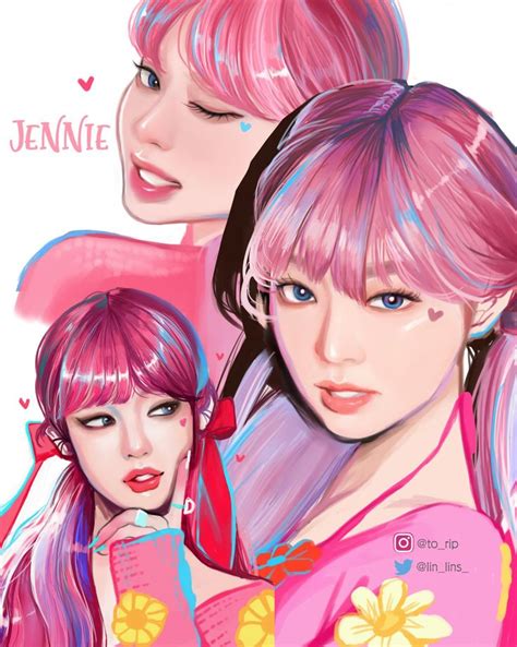 토립 On Twitter 제니 Jennie 제니… Digital Art Girl Digital Drawing