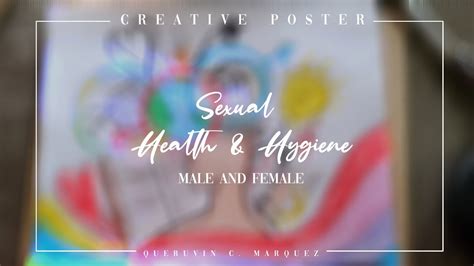 Sexual Health And Hygiene Creative Poster Time Lapse Youtube