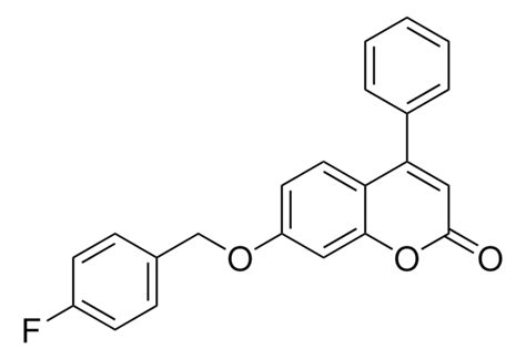 7 4 FLUOROBENZYL OXY 4 PHENYL 2H CHROMEN 2 ONE AldrichCPR Sigma