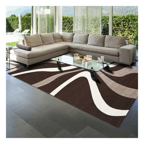 Tapis Salon X Diamond Marron Oeko Tex Id Al Pour Le Salon