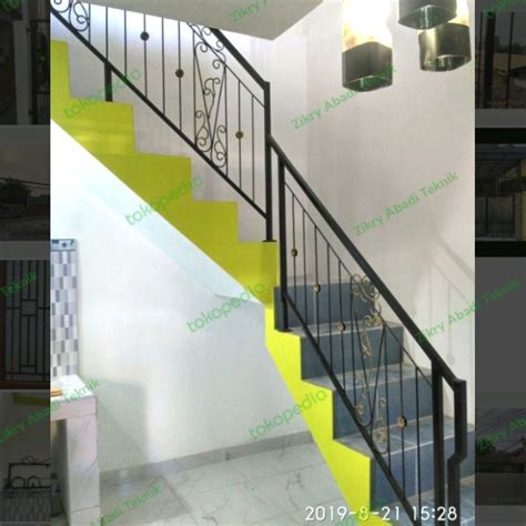 Jual Railing Tangga Minimalis Modern Railing Tangga Besi Pegangan