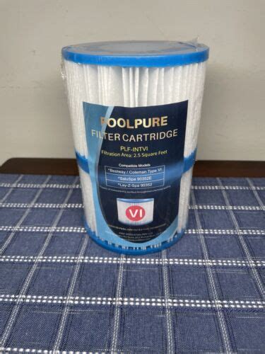 POOLPURE Advanced Pool Spa Filter PLF INTVI New Factory Sealed EBay