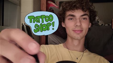 ASMR Tattoo Shop Roleplay Whispered ASMR Personal Attention YouTube