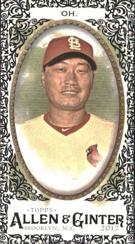 2017 Topps Allen And Ginter Mini Black Border 337 Seung Hwan Oh EBay