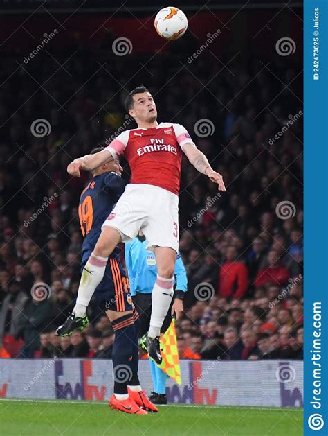 Granito Xhaka De Arsenal Fc Imagem Editorial Imagem De Fotografia