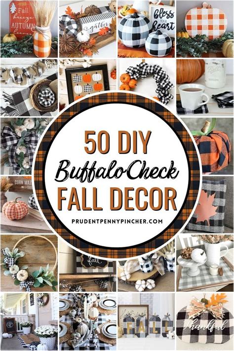 50 Buffalo Check DIY Fall Decor Ideas Fall Decor Diy Diy Fall Fall