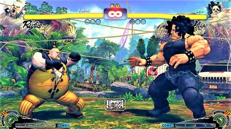 RUFUS VS HUGO CPU VS CPU Ultra Street Fighter IV Hardest AI YouTube