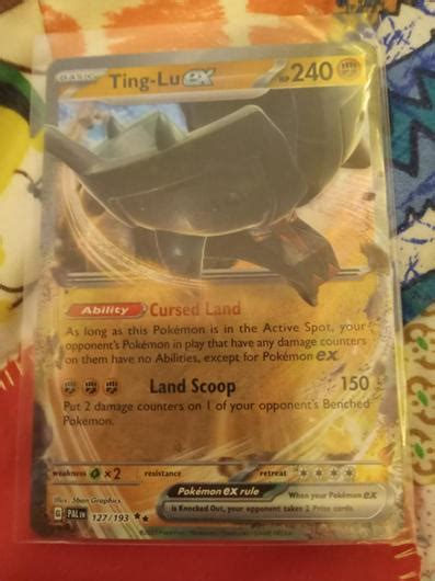 Ting Lu Ex Holo Ungraded Pokemon Paldea Evolved