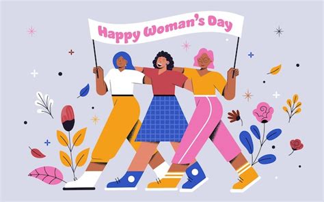 Premium Vector Flat Modern Design Illustration Of Womens Day 6