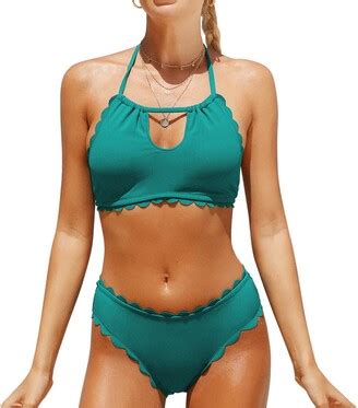 Charmleaks Bikini Swimsuits For Women Two Piece High Waist Bikin Set