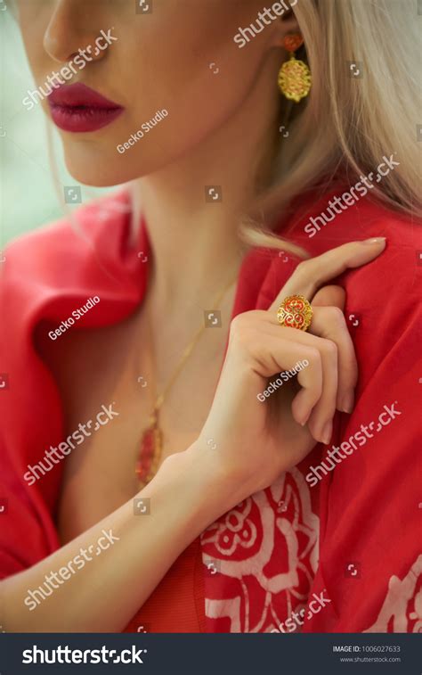 Sensual Beautiful Blonde Woman Stock Photo Edit Now