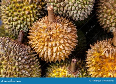 The Texture Of Durian King Of Fruit Stock Photo Image Of Dorian