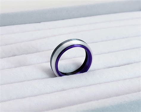 Asexual Spinner Ring Ace Pride Ring Fidget Ring Lgbtqia Jewelry