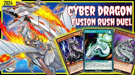 CYBER DRAGON DECK FUSION SIMULATION AUGUST 2024 EDOPRO RUSH DUEL