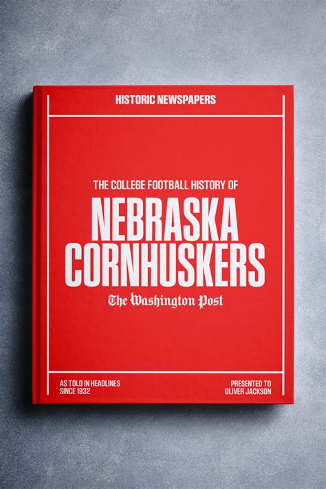 Nebraska Cornhuskers Football Book | Historic Newspapers