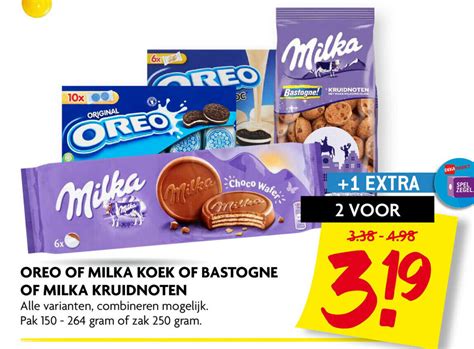 Oreo Of Milka Koek Of Bastogne Of Milka Kruidnoten Aanbieding Bij Dekamarkt