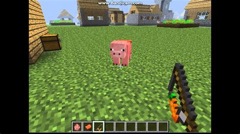 Minecraft How To Ride A Pig And Control It Youtube