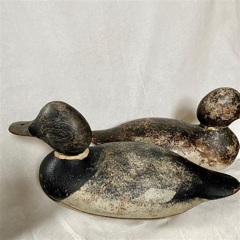 Two Mason Broadbill Duck Decoys At 1stdibs Mason Duck Decoys Duck