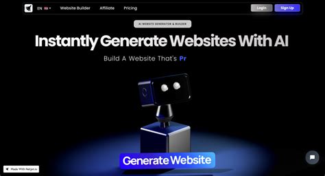 How To Build A Website In 10 Seconds AI Website Builder And Generator