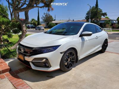 2020 Honda Civic Si With 18x8 5 Enkei Ts9 And Goodyear 235x40 On Stock