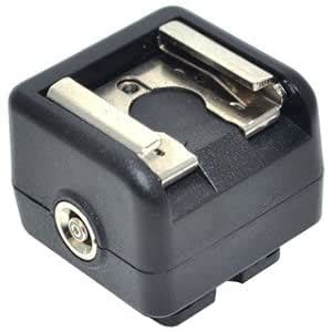 Jjc Jsc Hot Shoe Flash Adapter Cold With Pc Sync Socket Amazon In Electronics