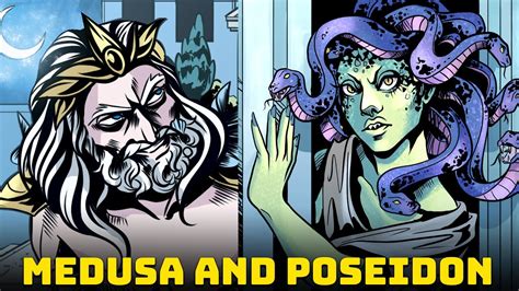 Medusa And Poseidon The Sad Story Of The Cursed Priestess Animated