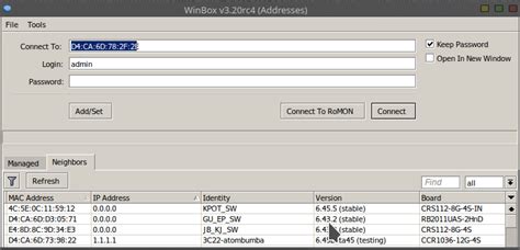 Winbox Routeros Mikrotik Documentation