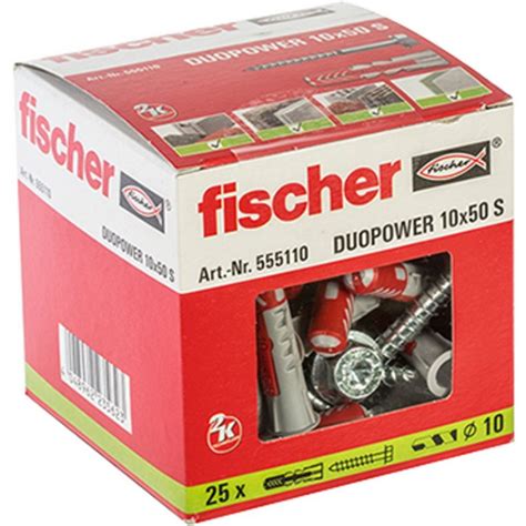 fischer Dübel-Set Fischer DUOPOWER 10 x 50 S 2-Komponenten-Dübel 50 mm ...