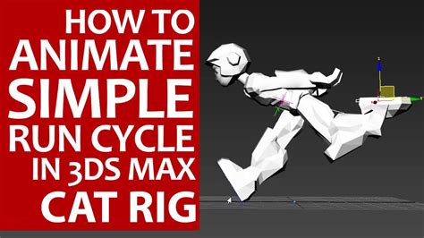 How To Animate Basic Cat Rig Run Cycle Tutorial Autodesk 3ds Max