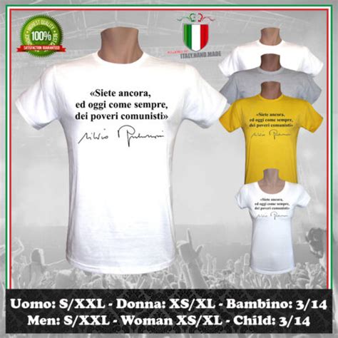 T SHIRT POVERI COMUNISTI FRASE DIVERTENTE BERLUSCONI PARODIA UOMO DONNA