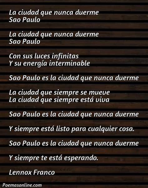 Poema Sobre São Paulo - Cinco Mejores Poemas sobre Sao Paulo - Poemas Online