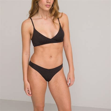 Top Bikini A Triangolo Maglia In Rilievo La Redoute Collections La