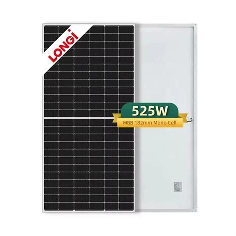 China Manufacturer Longi Bifacial Double Glass 530W 535W 540W 545W 550W