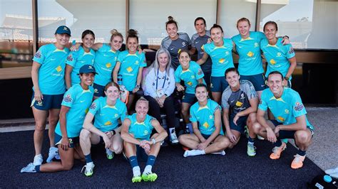 Our CommBank Matildas Welcome A Very Special Guest To Training YouTube