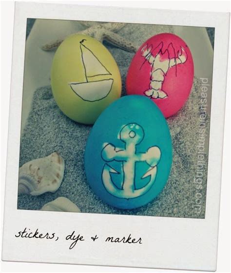 9 Fun Ideas For Coastal And Nautical Easter Egg Decorating Easter Egg