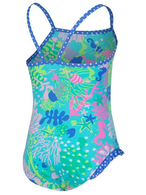 Speedo Aqua Angel Frill One Piece Swimsuit