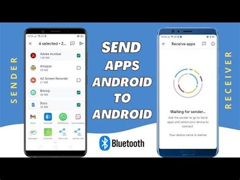 Transfer Apps From Android To Android Via Bluetooth YouTube