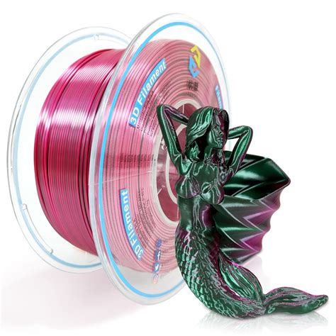 YOUSU Silk Dual Color PLA Filament 3D Filament 1kg Dichromatic