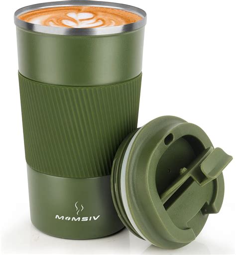 Momsiv 17oz Travel Mug Insulated Coffee Cup With Leakproof