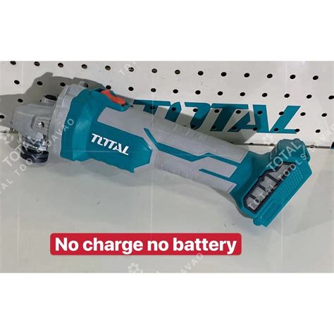 Total Cordless Angle Grinder Bl V Tagli Industrial No Battery