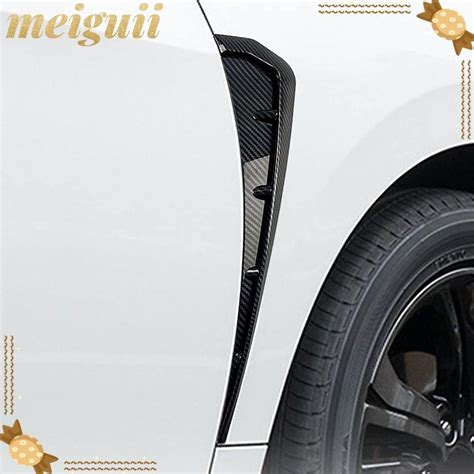 Meiguii Pcs Car Fender Side Vents Grille Spoiler Air Flow Intake Hole