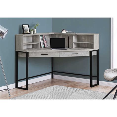 Gray 48 " Corner Desk | AF-7515 | AFW.com