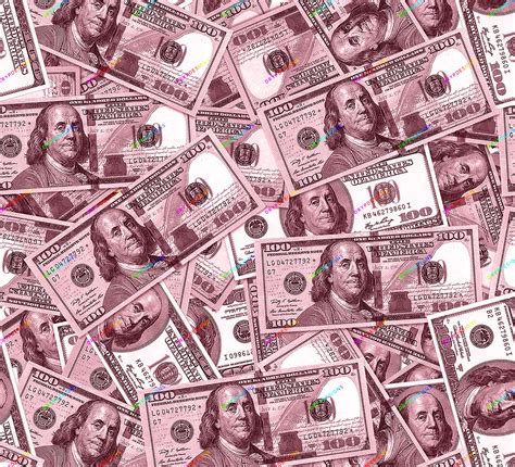 Pink Money Background