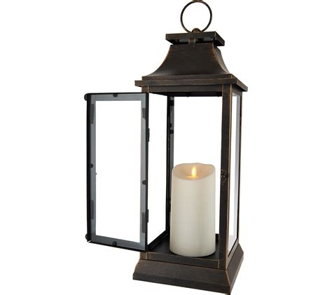 Luminara 19 Heritage 2 0 Lantern With Remote QVC