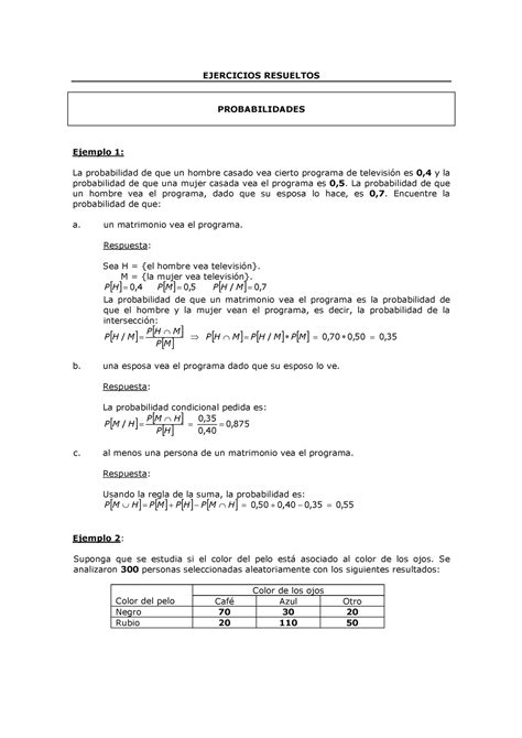 Resuelto Probabilidades Studocu