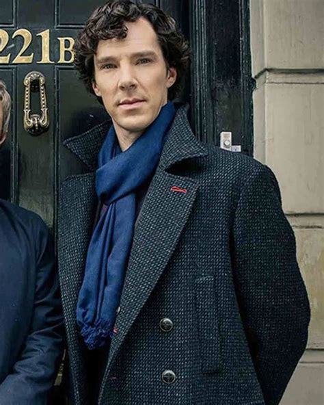 BUY Tv Show Benedict Cumberbatch Sherlock Holmes Double Breasted Coat