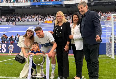 El festejo de Federico Valverde tras el título de Real Madrid en