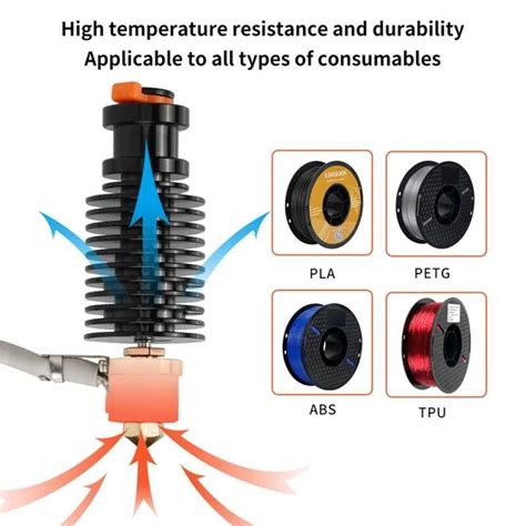 3D 2 4 Printer 24V 50W 60W Volcano Hot End V6 Hotend Kit Ceramic Heating Core Print Head For