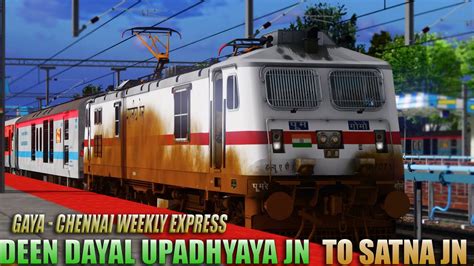 12389 Gaya Chennai Central Weekly Express INDIAN RAILWAYS DDU