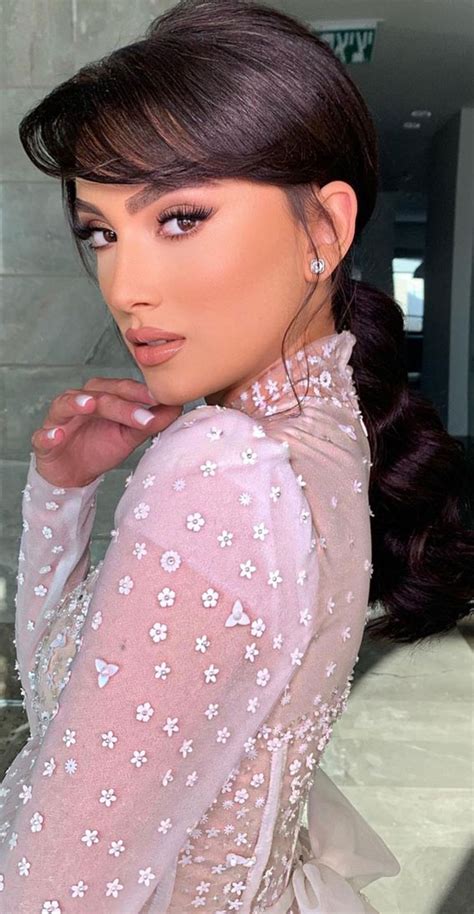 Soft Glam Makeup Ideas Bridal Ponytail Nude Makeup